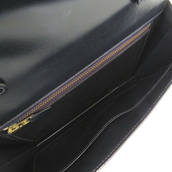 HERMÈS Tassel Box Calf Navy Shoulder Bag 0252 HERMES - Picture 8 of 11